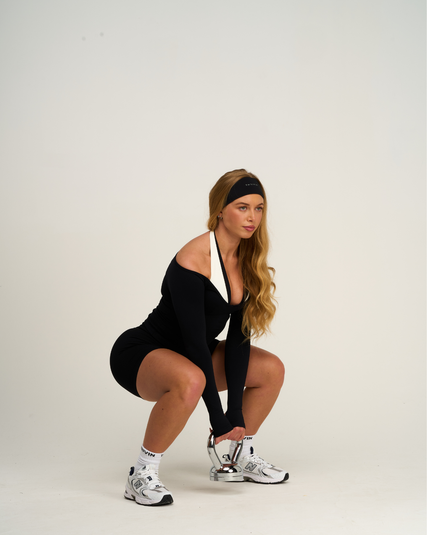 Elevate™ Sculpting Seamless V-Neck Top | Night Black