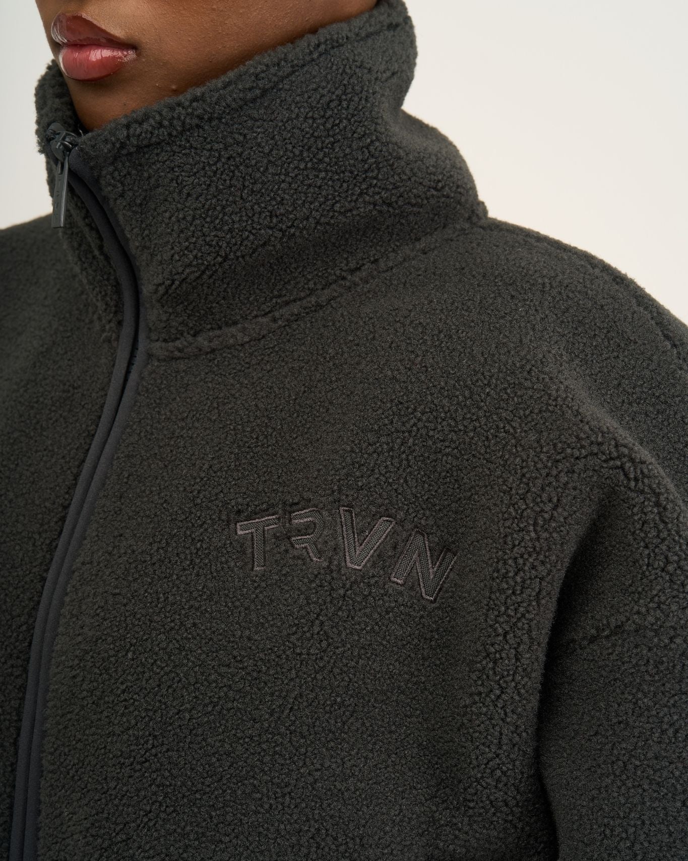 Essential Teddy Fleece Jacket | Charcoal Grey