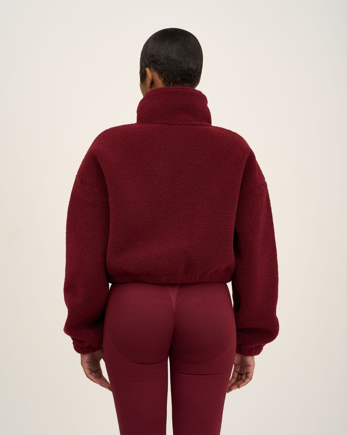 Essential Teddy Fleece Jacket | Fine Wine