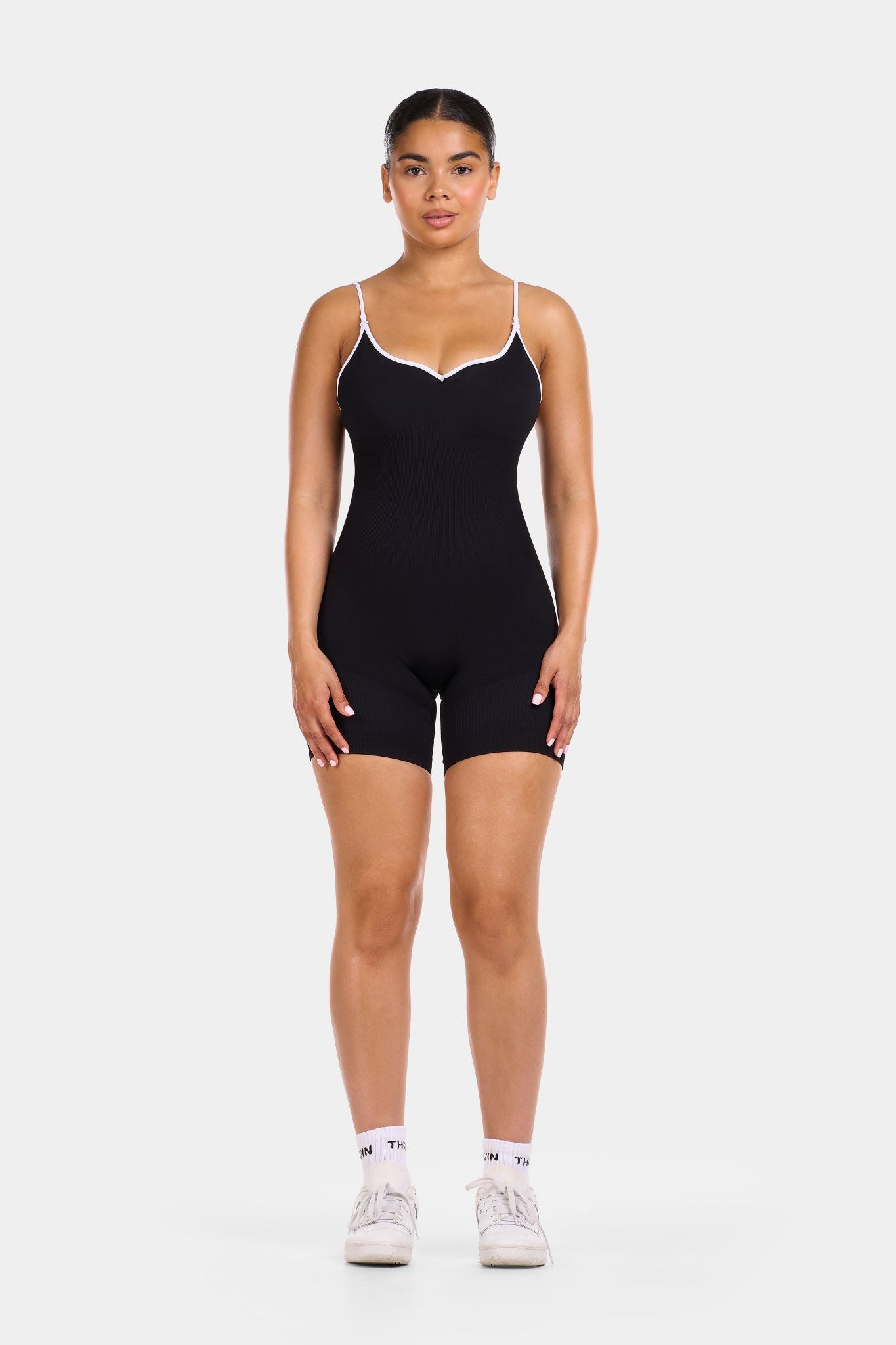 Multi-Way Sculpt Seamless Bodysuit | Black Noir