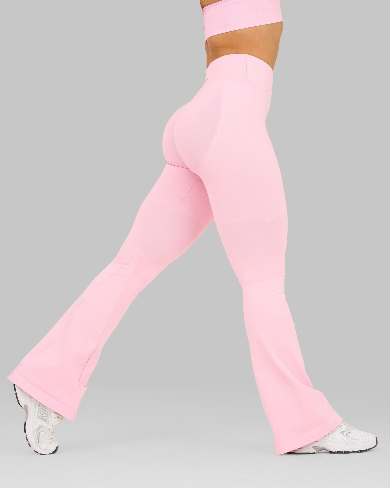 Elevate V-Waist Flared Legging | Candy Pink