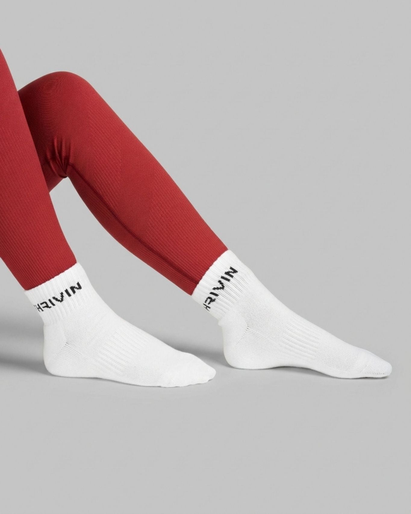 THRIVIN Silk Socks - 9 Pairs Pack | White