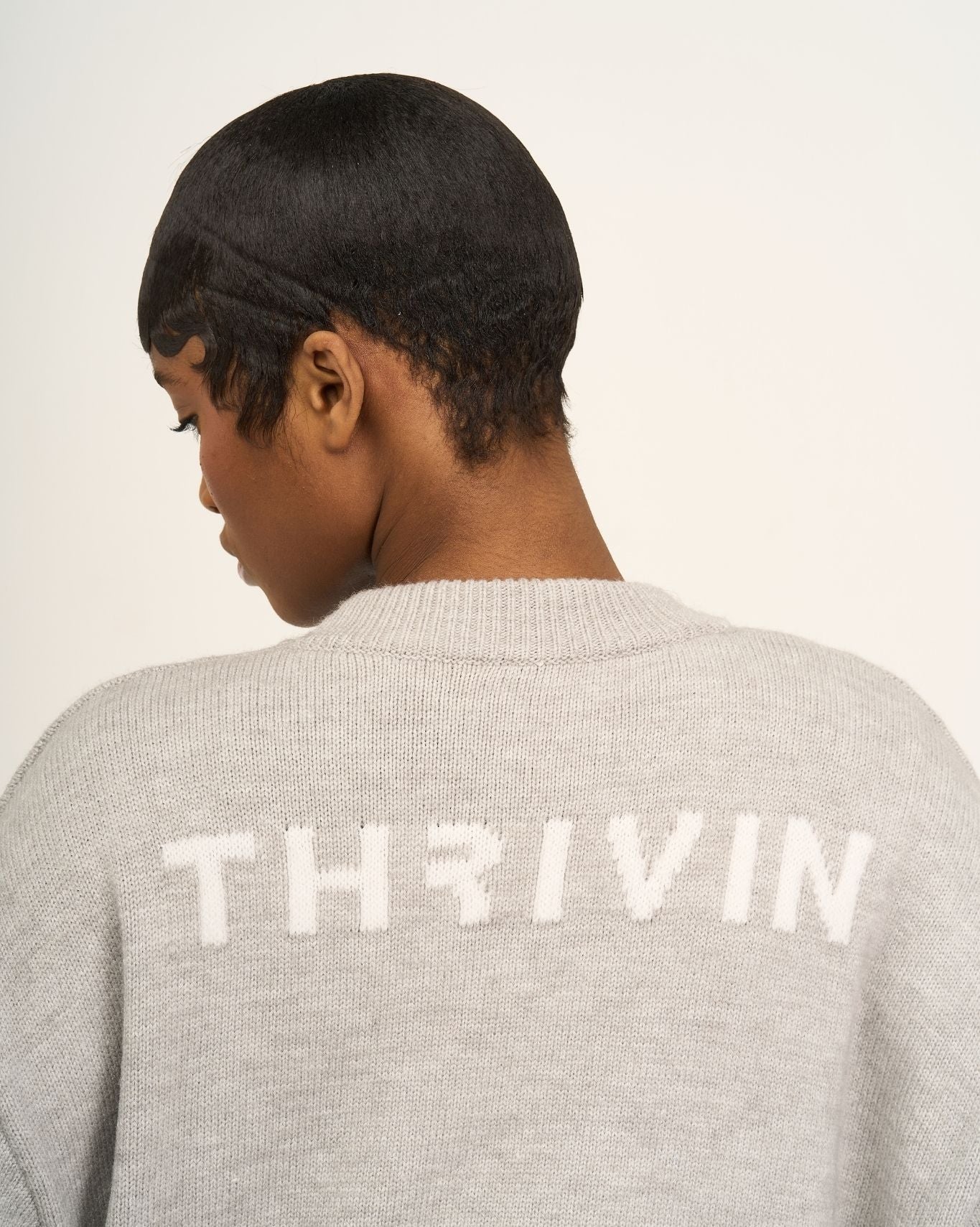 Essential Knitted Sweater | Stone