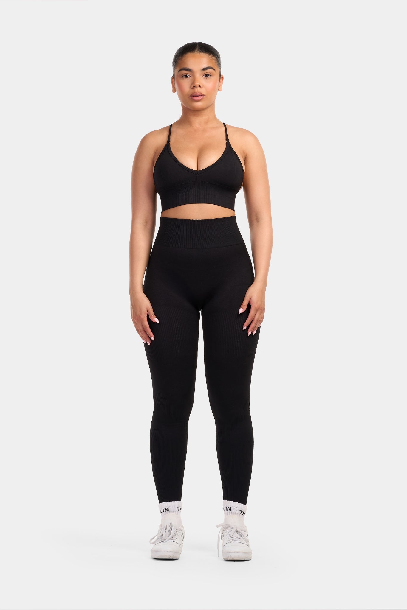 Multi-Way Sculpt Seamless Top | Black