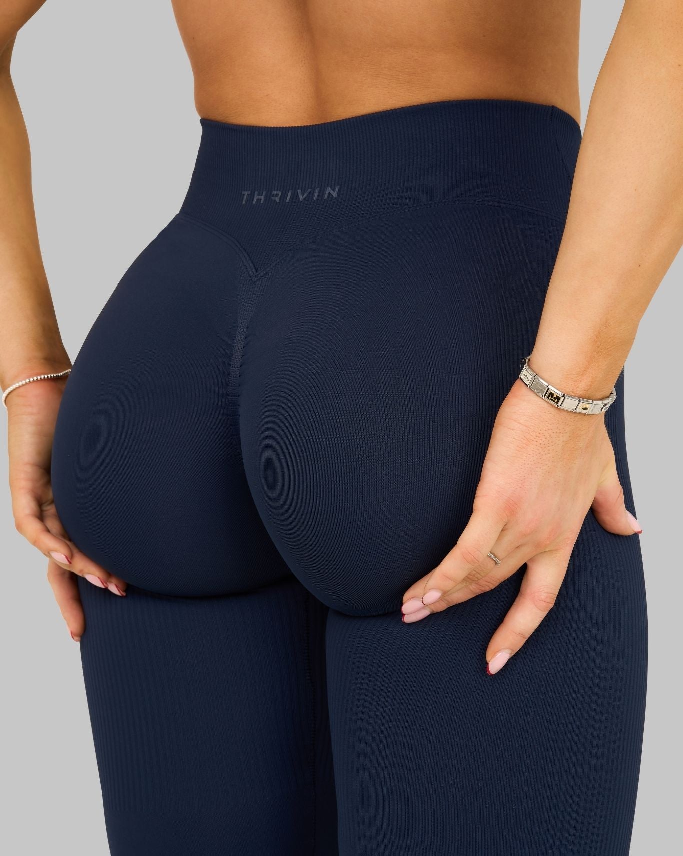 Elevate V-Waist Flared Legging | Midnight Navy
