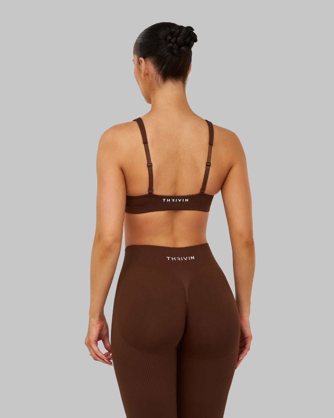 Elevate Medium Impact Bra | Bourbon Brown