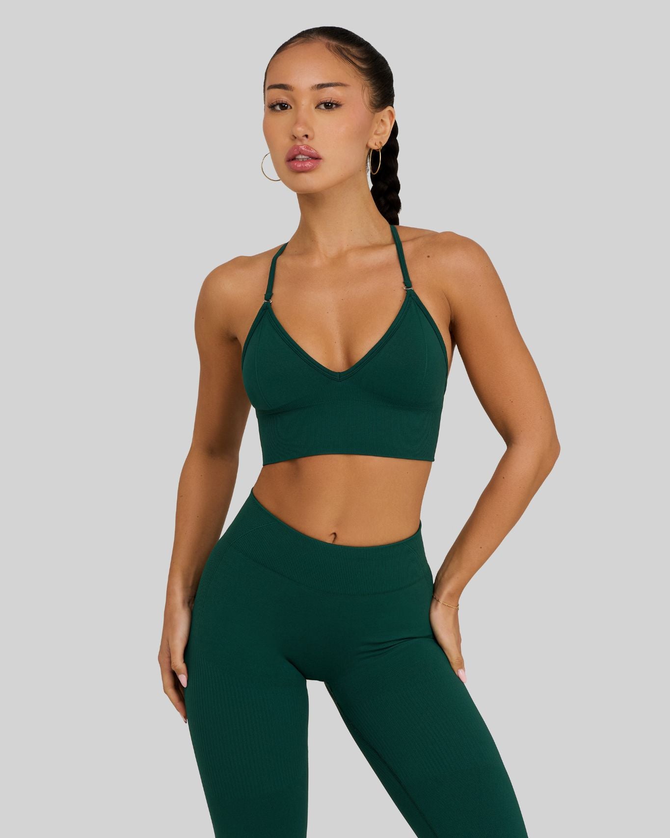 Elevate Multi-Way Sculpt Seamless Bra | Pine Green