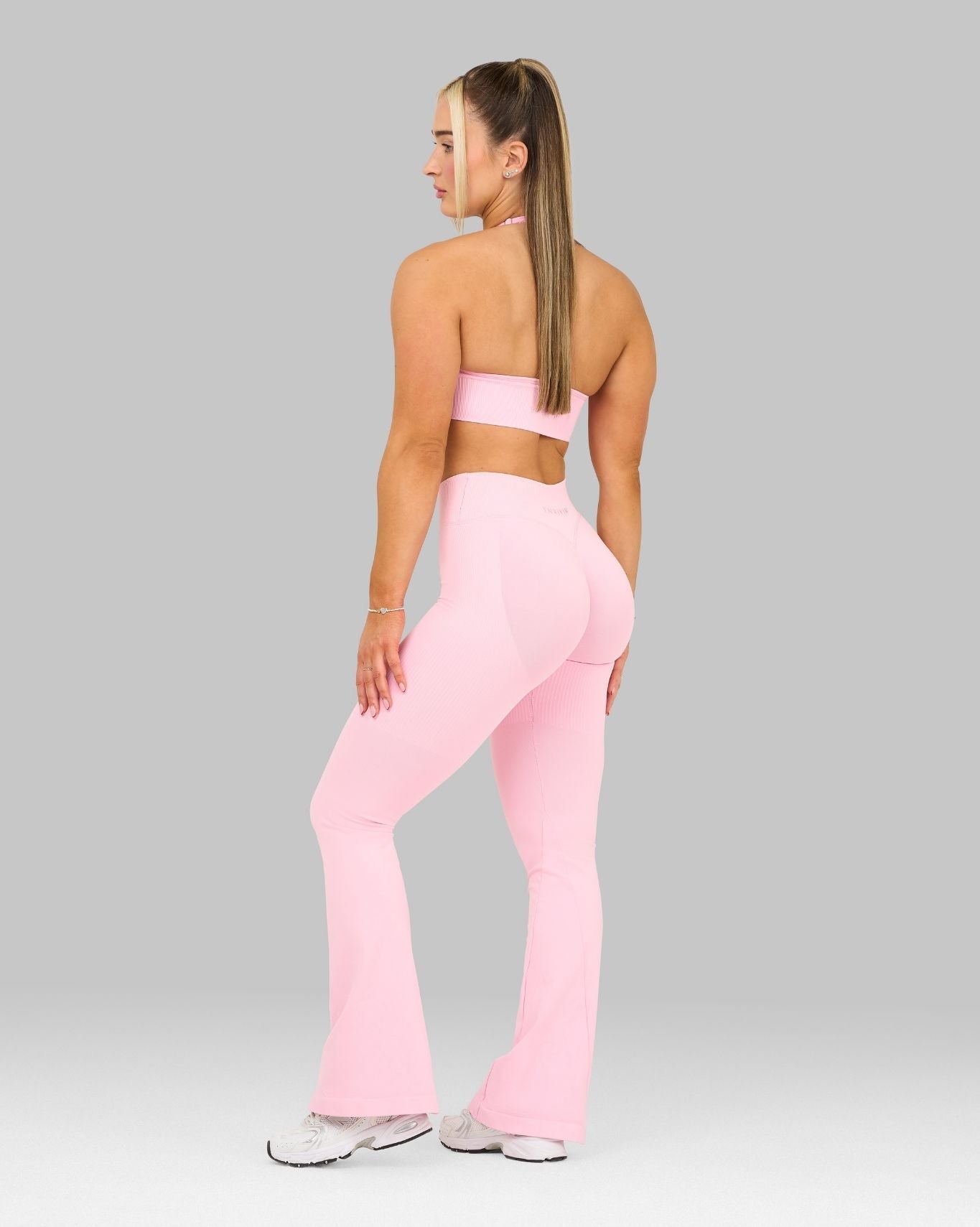 Elevate V-Waist Flared Legging | Candy Pink