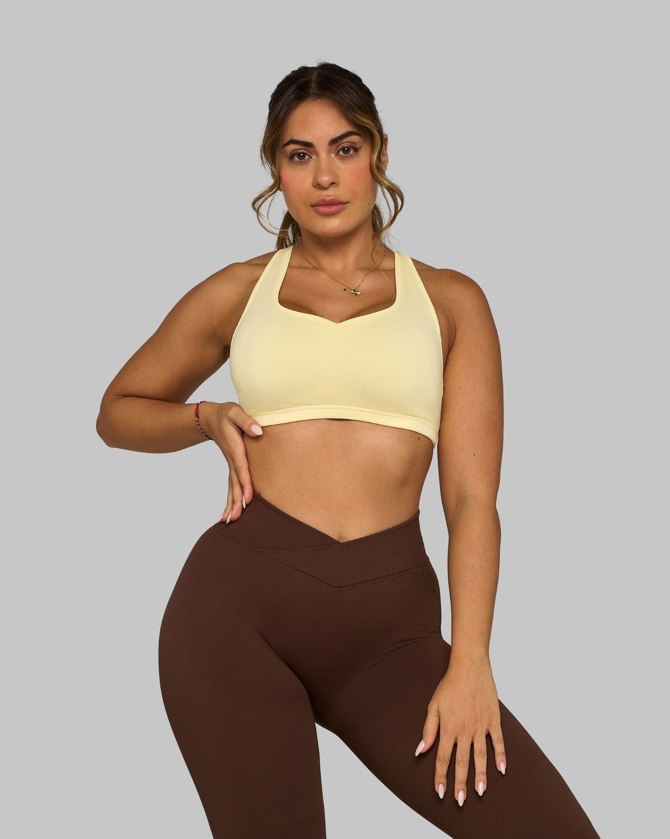 Chiara Sweetheart Impact Bra | Lemon Sorbet