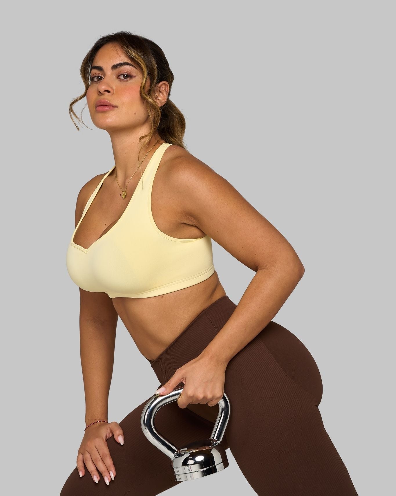 Chiara Sweetheart Impact Bra | Lemon Sorbet