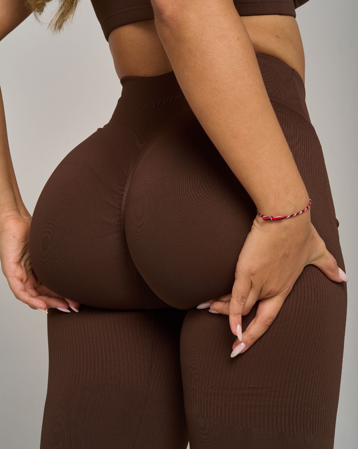 Chiara V Flared Leggings | Bourbon Brown