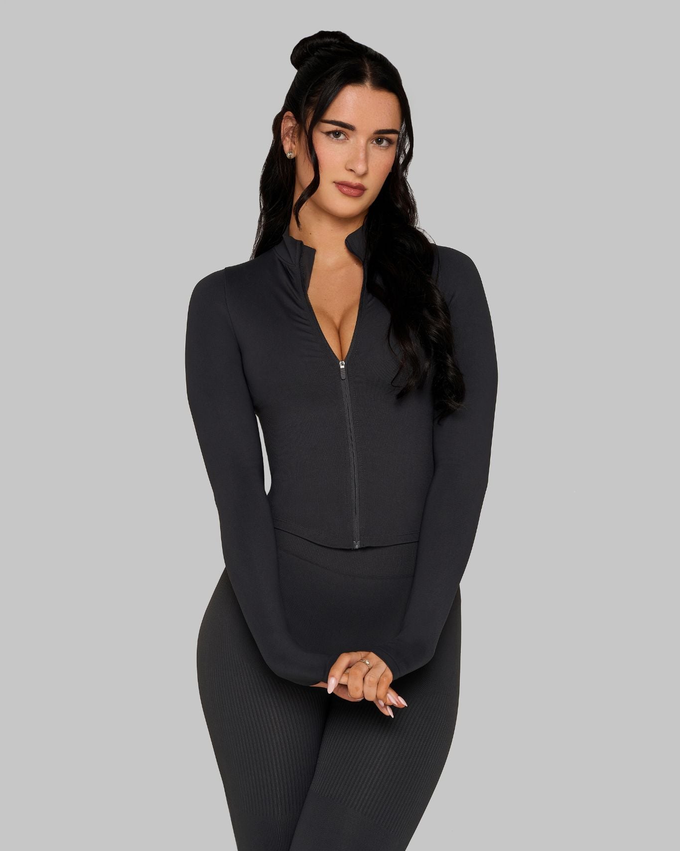 Elevate Sculpt Shapewear Jacket | Charcoal Grey
