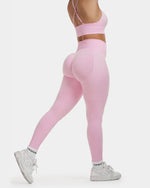 SculptV2 Ribbed Contour Leggings | Pilates Pink