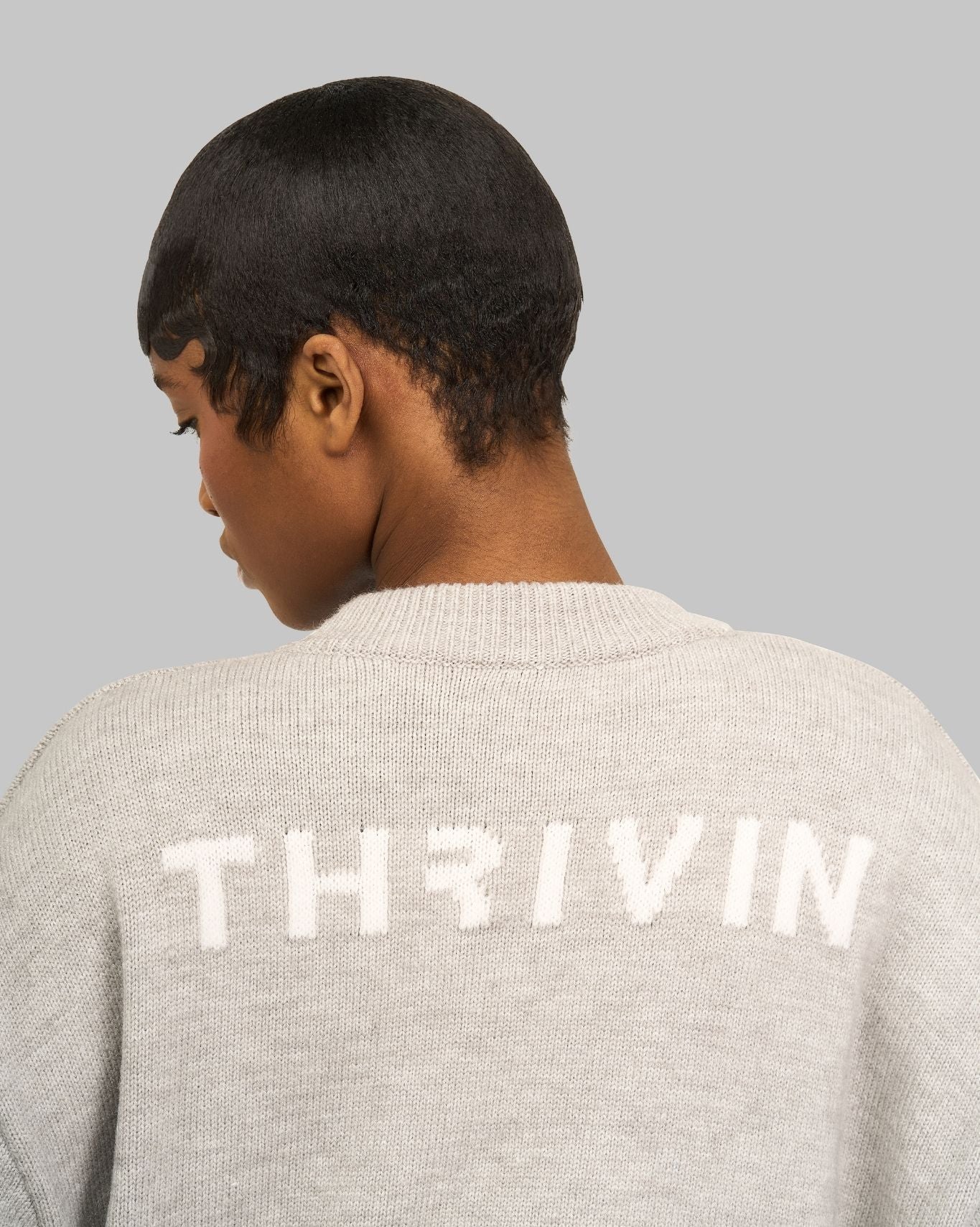 Essential Knitted Sweater | Stone