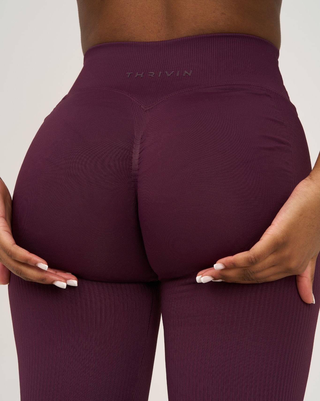 Elevate V-Waist Flared Legging | Winter Plum