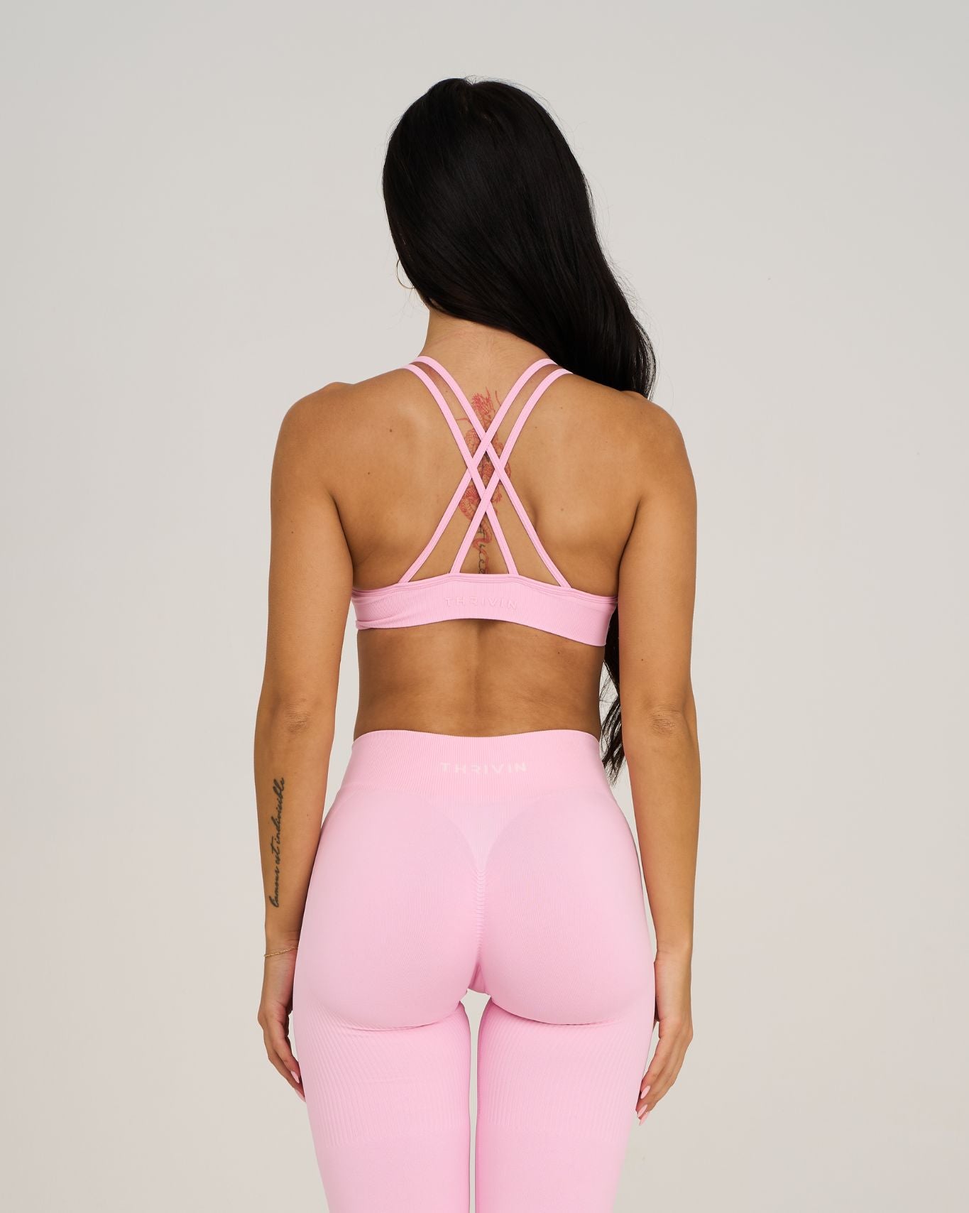 Chiara V-Neck Sculpt Seamless Bra | Candy Pink