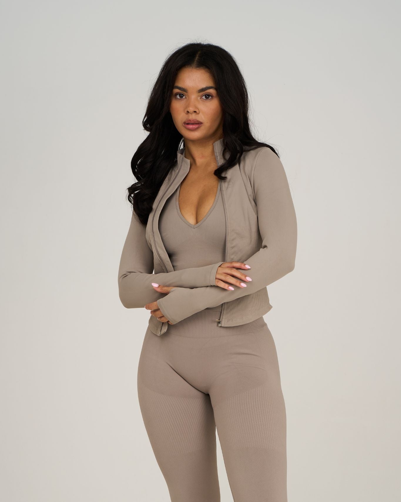 Elevate Sculpt Shapewear Jacket | Latte