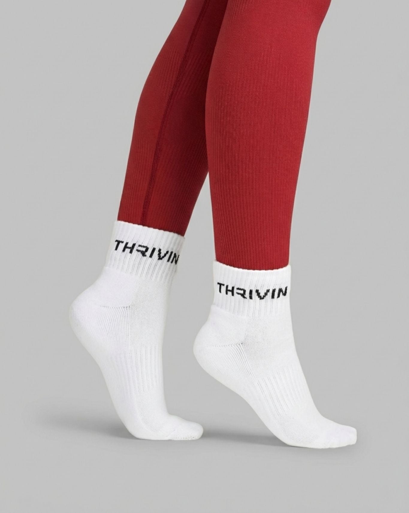 THRIVIN Silk Socks - 9 Pairs Pack | White