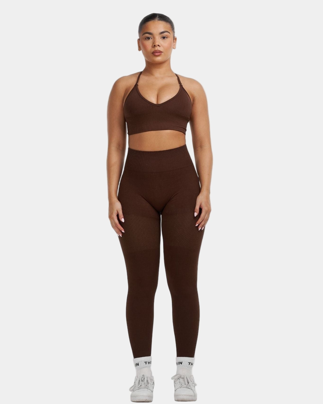 Multi-Way Sculpt Seamless Top | Bourbon Brown