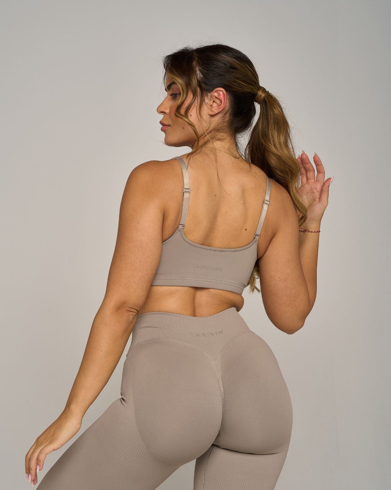 Chiara Sweetheart Impact Bra | Latte