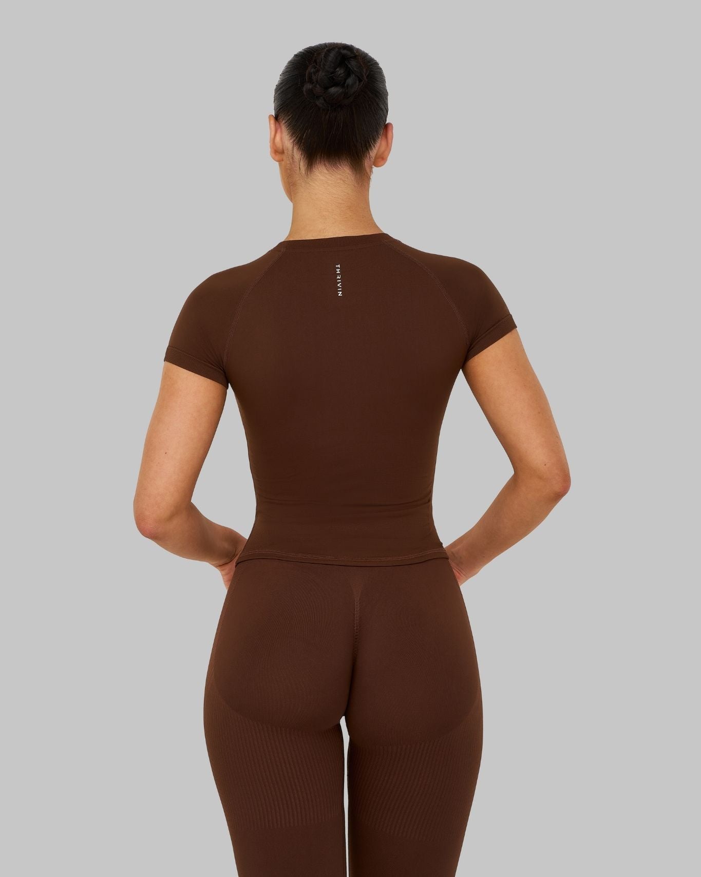 Elevate Compression T-shirt | Bourbon Brown