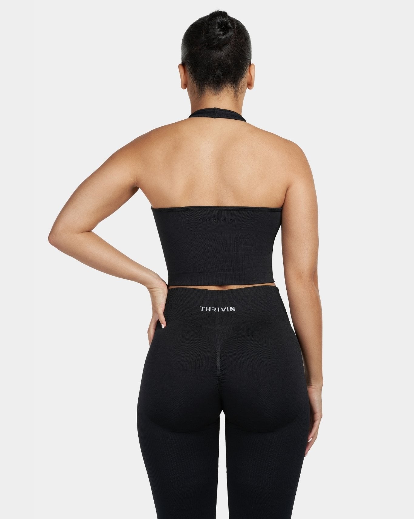 Sculpting Shapewear Top Halterneck | Black