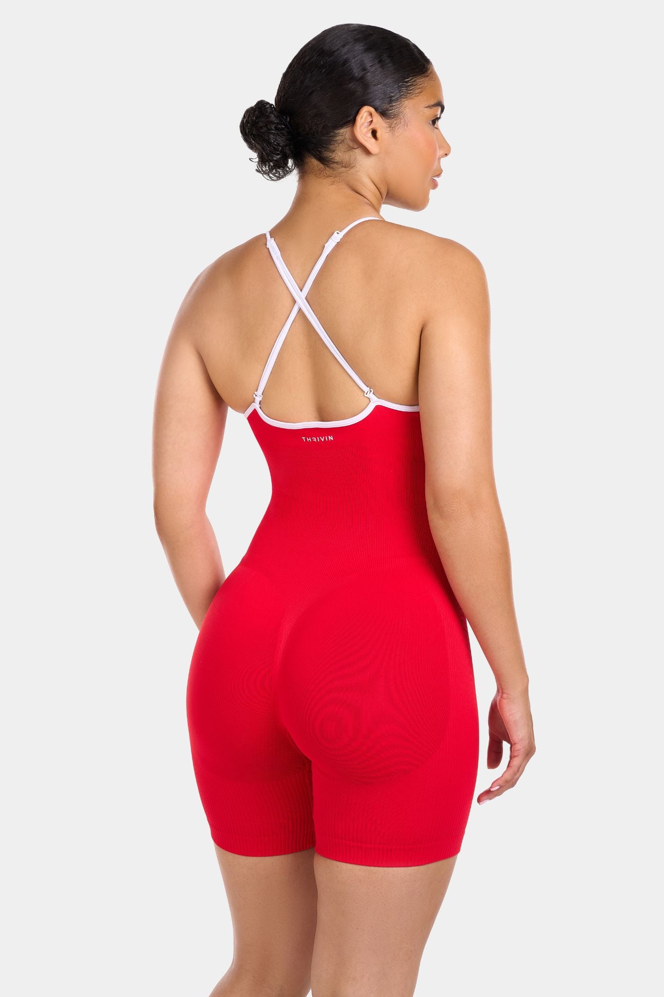 Multi-Way Sculpt Seamless Bodysuit | Baywatch Red