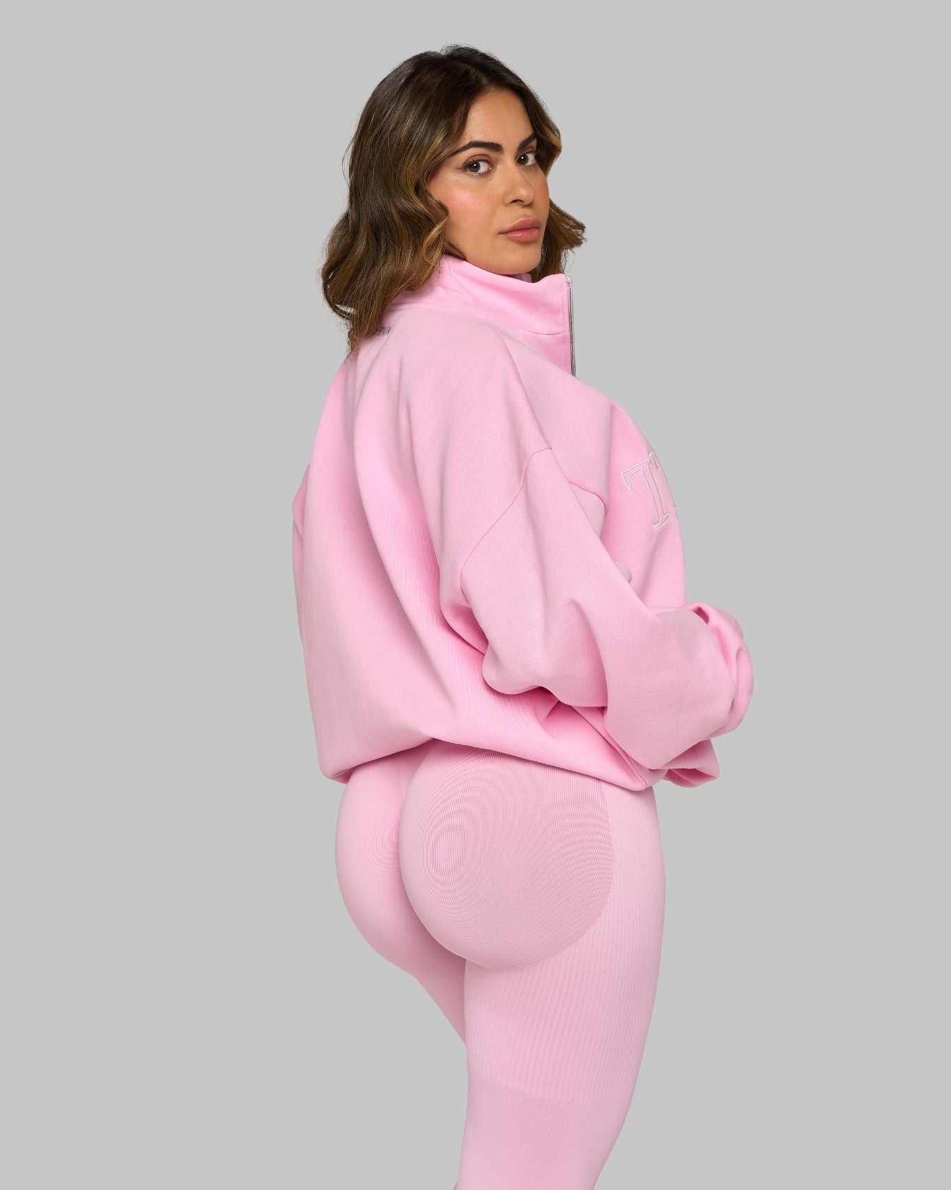 Chiara Original Halfzipper Sweater | Candy Pink