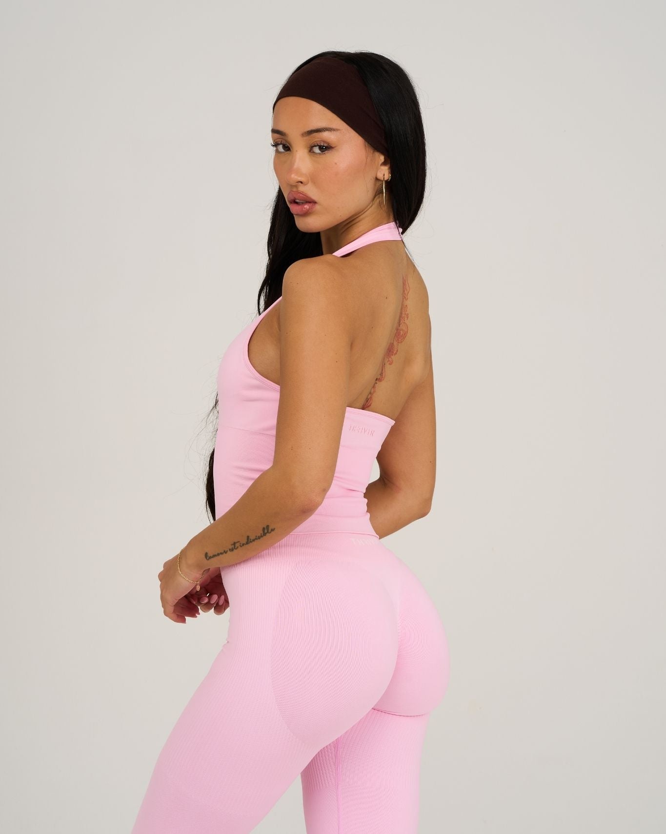 Chiara Sculpting Shapewear Top Halterneck | Candy Pink