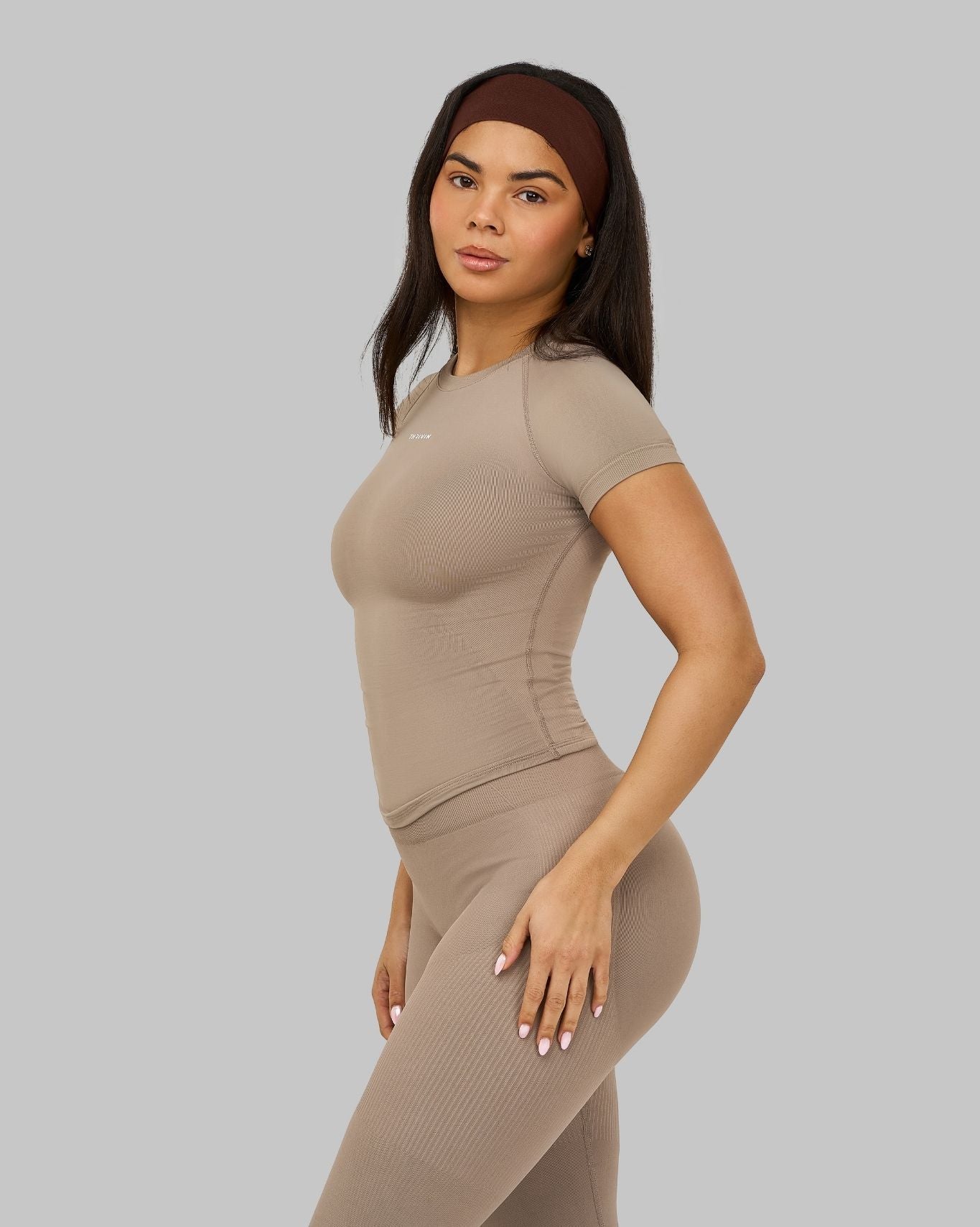 Elevate Compression T-shirt | Latte