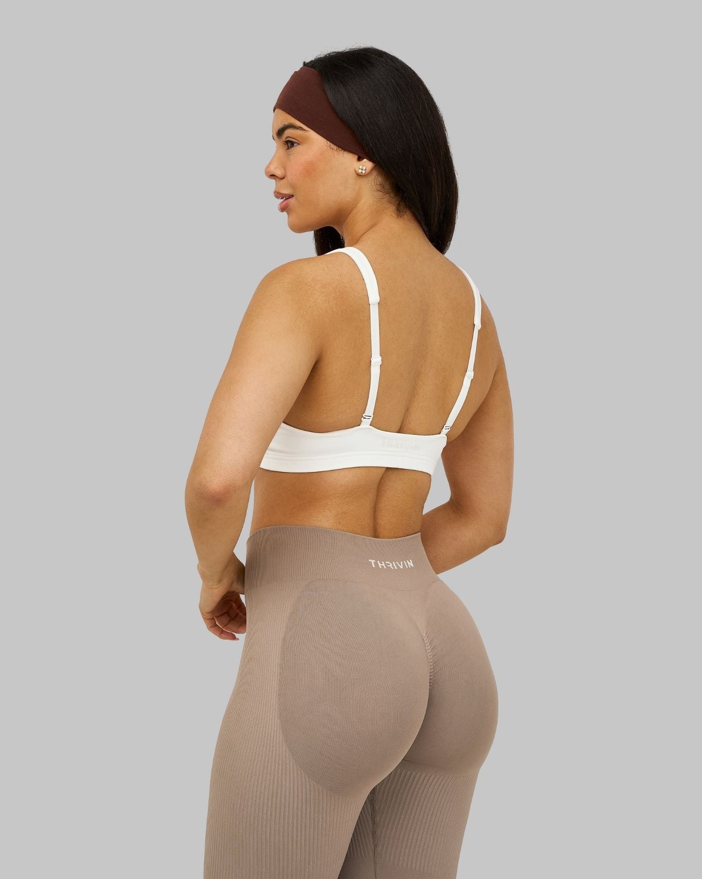 Elevate Medium Impact Bra | White