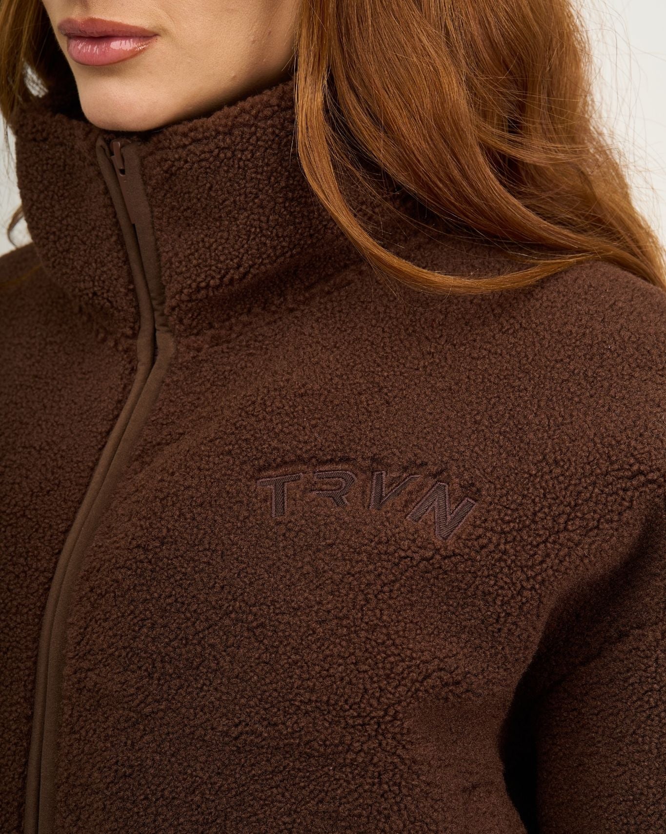 Essential Teddy Fleece Jacket | Bourbon Brown
