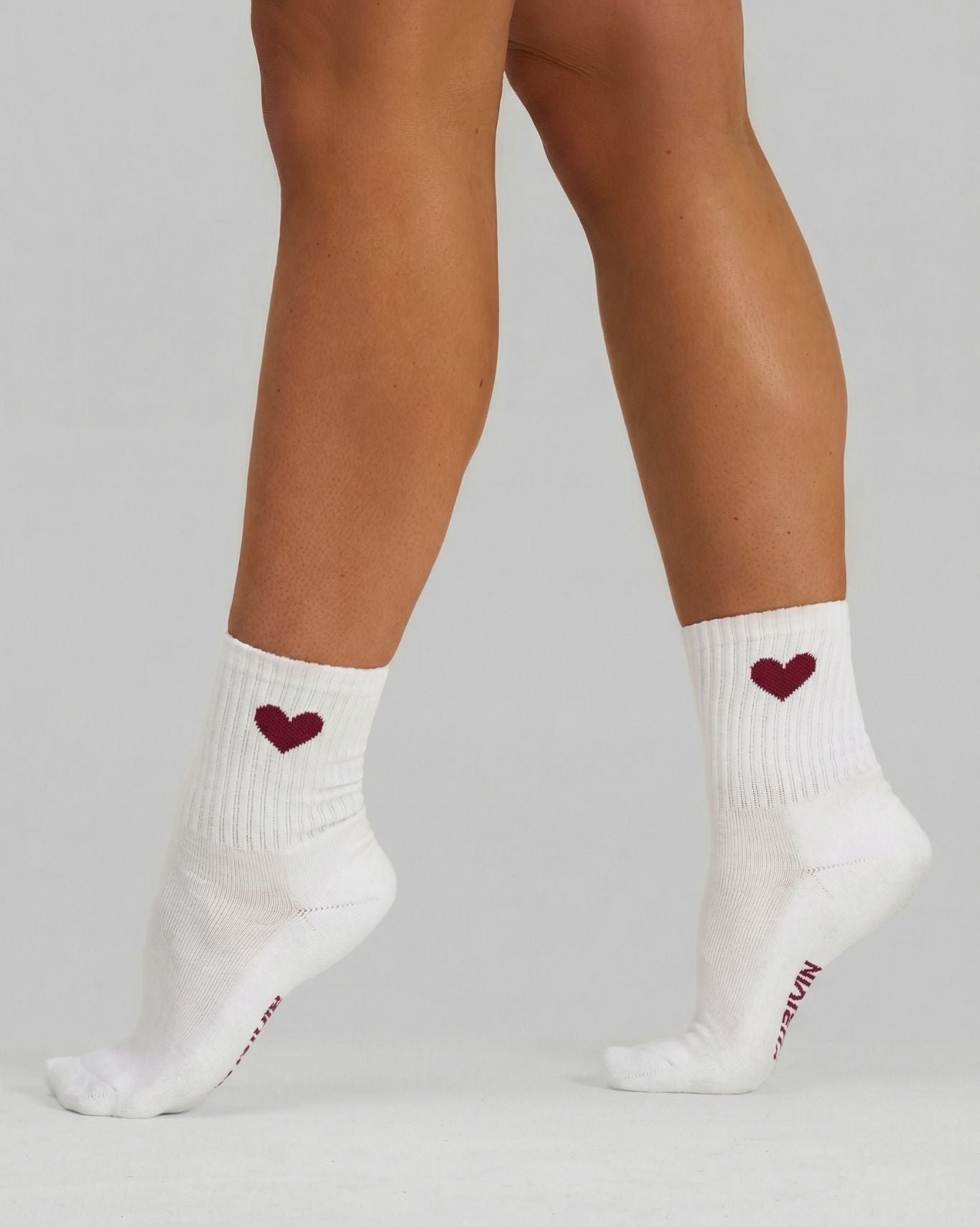 THRIVIN Socks | White & Raspberry Logo