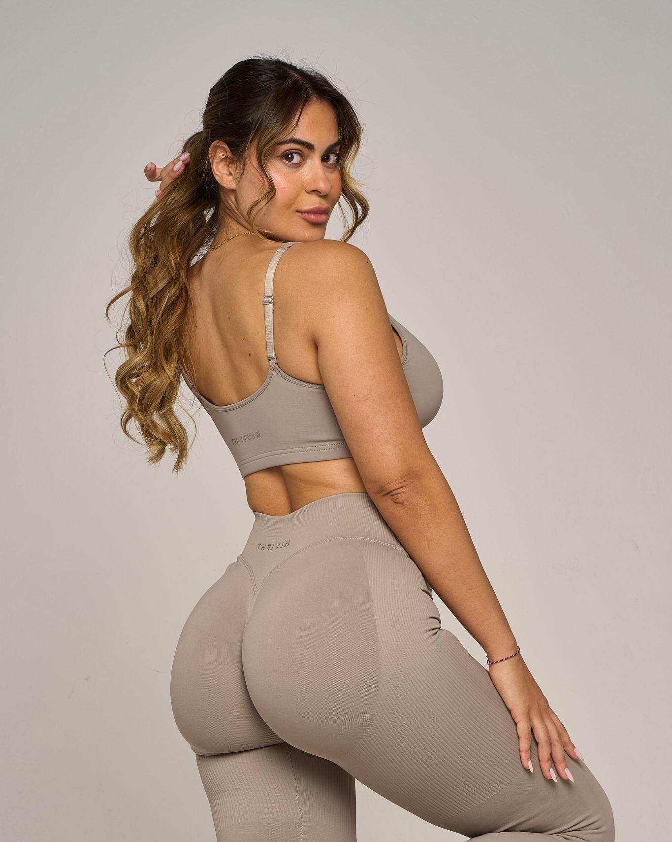 Chiara Sweetheart Impact Bra | Latte