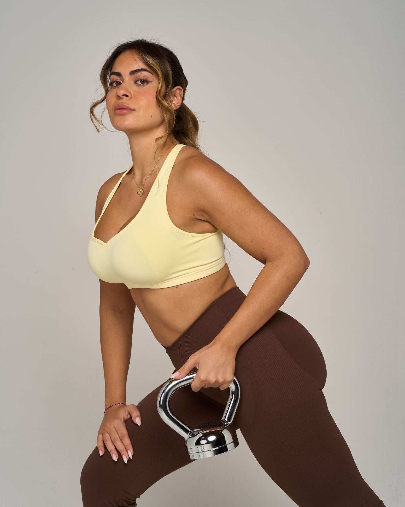 Chiara Sweetheart Impact Bra | Lemon Sorbet