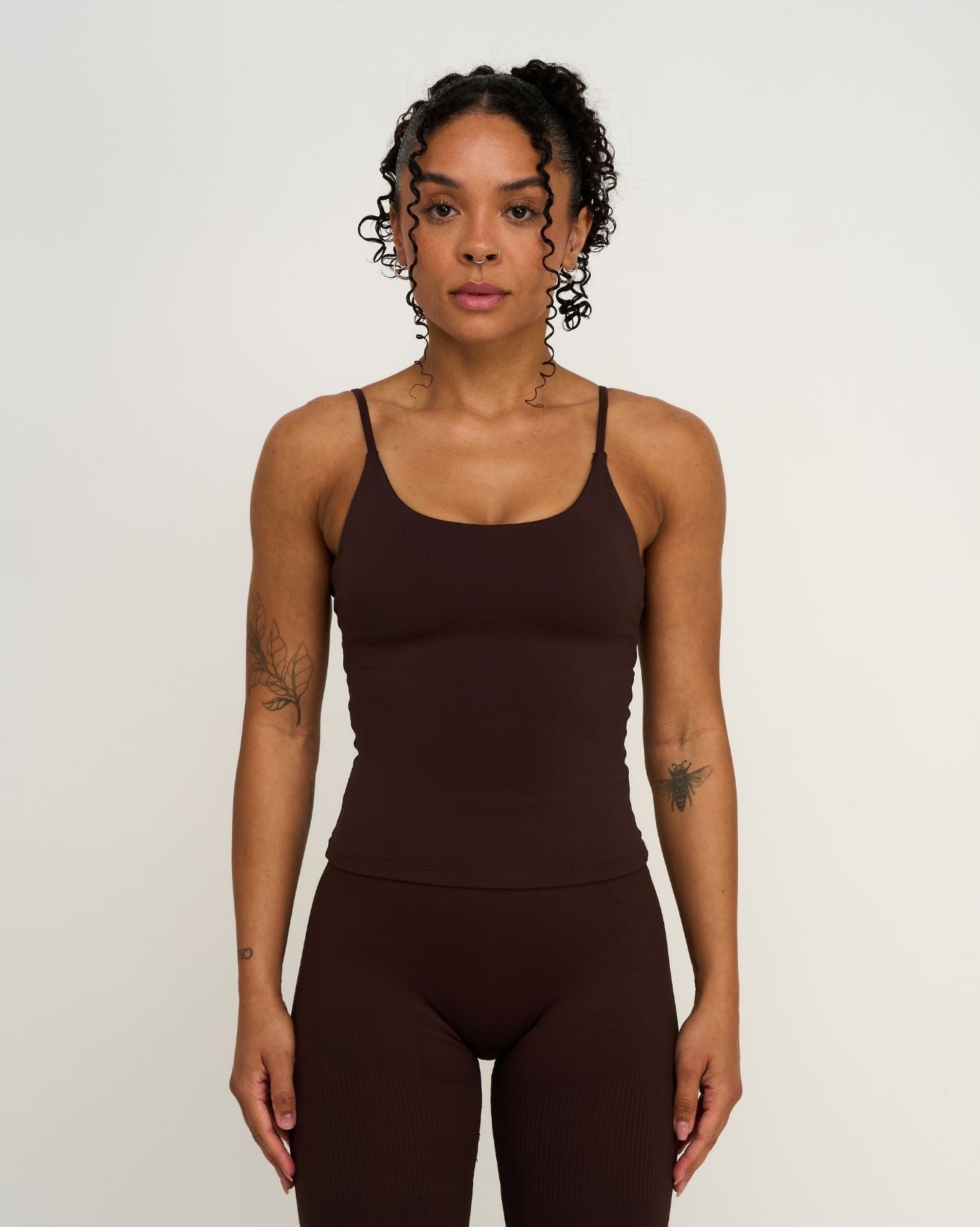Elevate™ Sculpting Seamless Scoop Neck Cami | Coffee