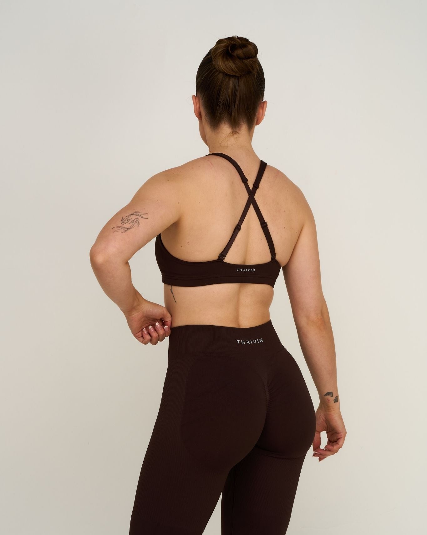 Elevate™ Sculpting Medium Impact Multiway Bra | Coffee