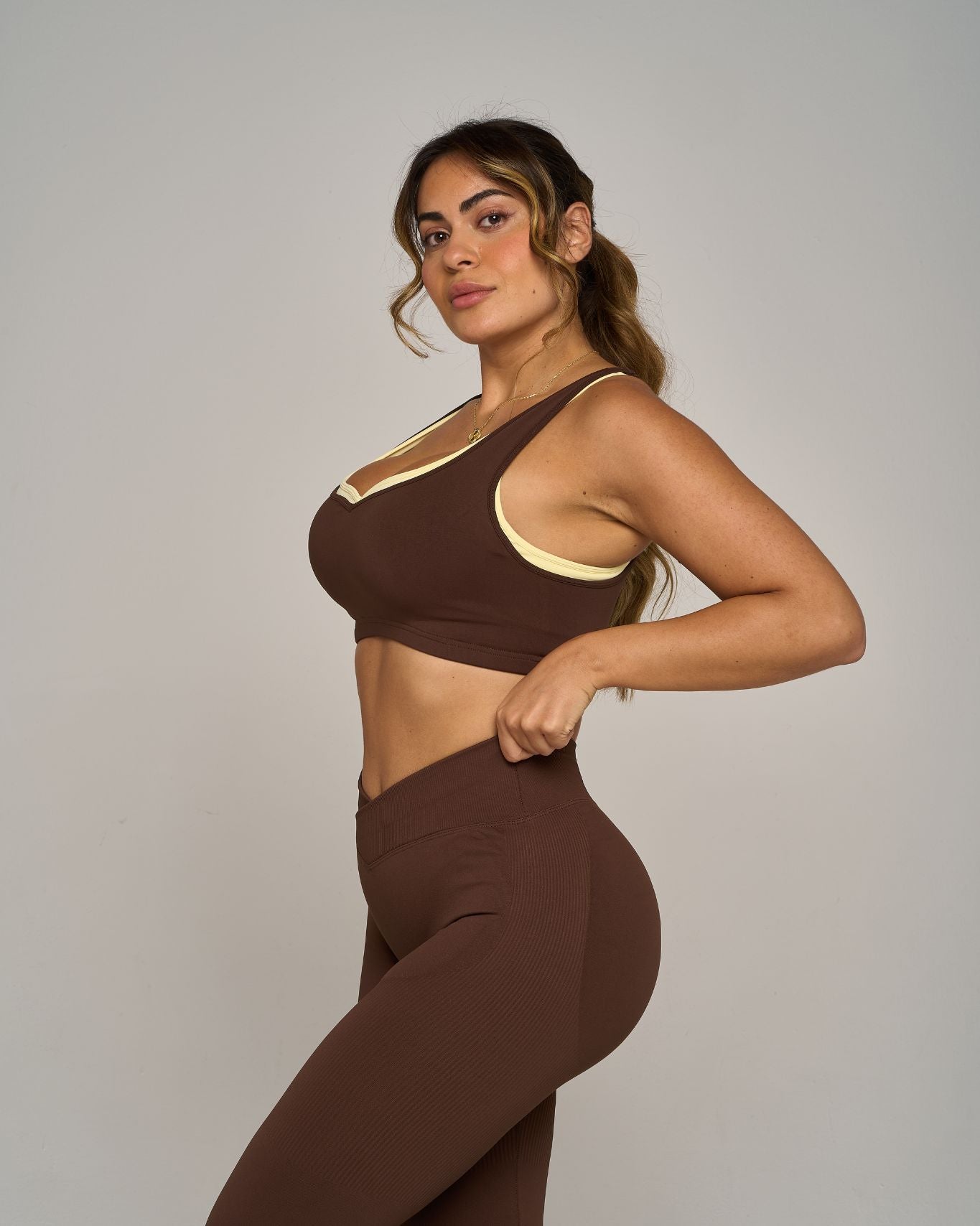 Chiara Sweetheart Impact Bra | Lemon Sorbet