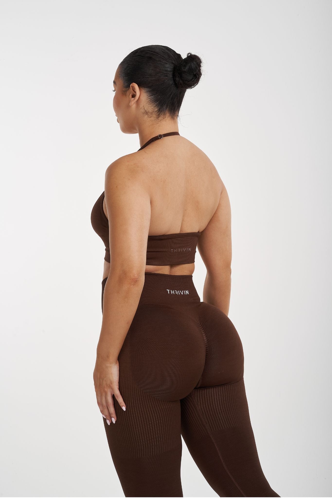 Multi-Way Sculpt Seamless Top | Bourbon Brown