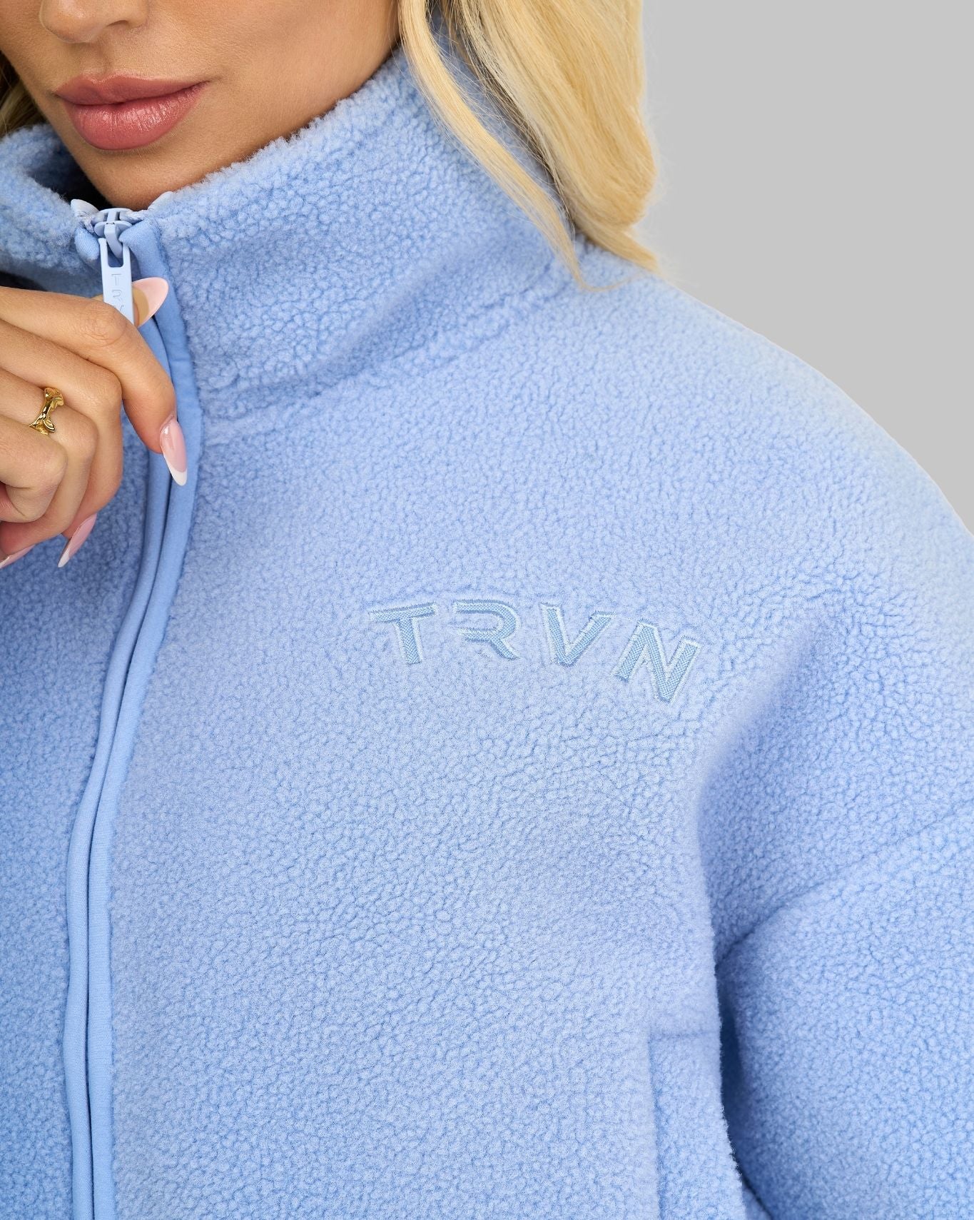 Essential Teddy Fleece Jacket | Glacier