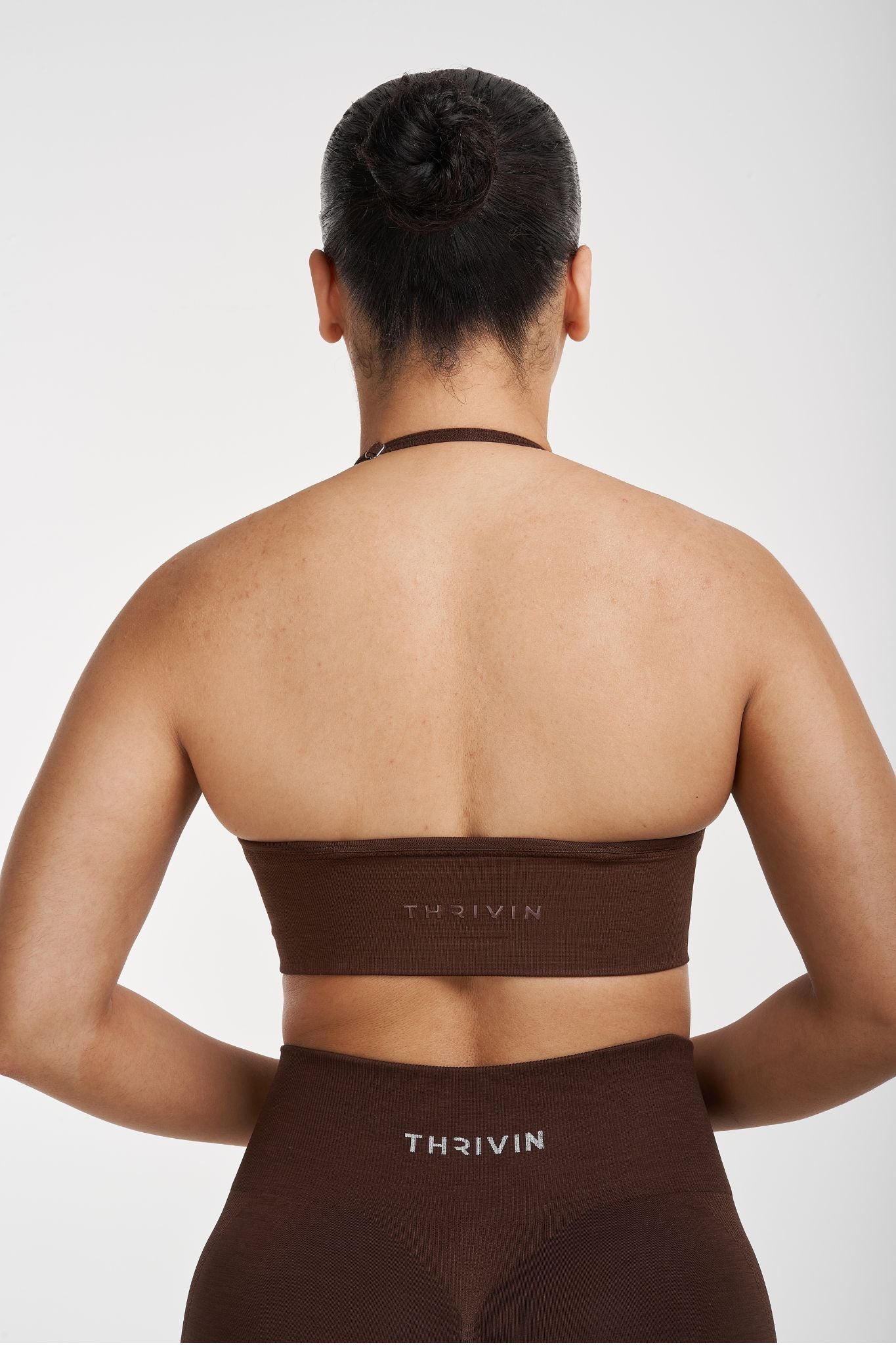 Multi-Way Sculpt Seamless Top | Bourbon Brown | Pre-Order