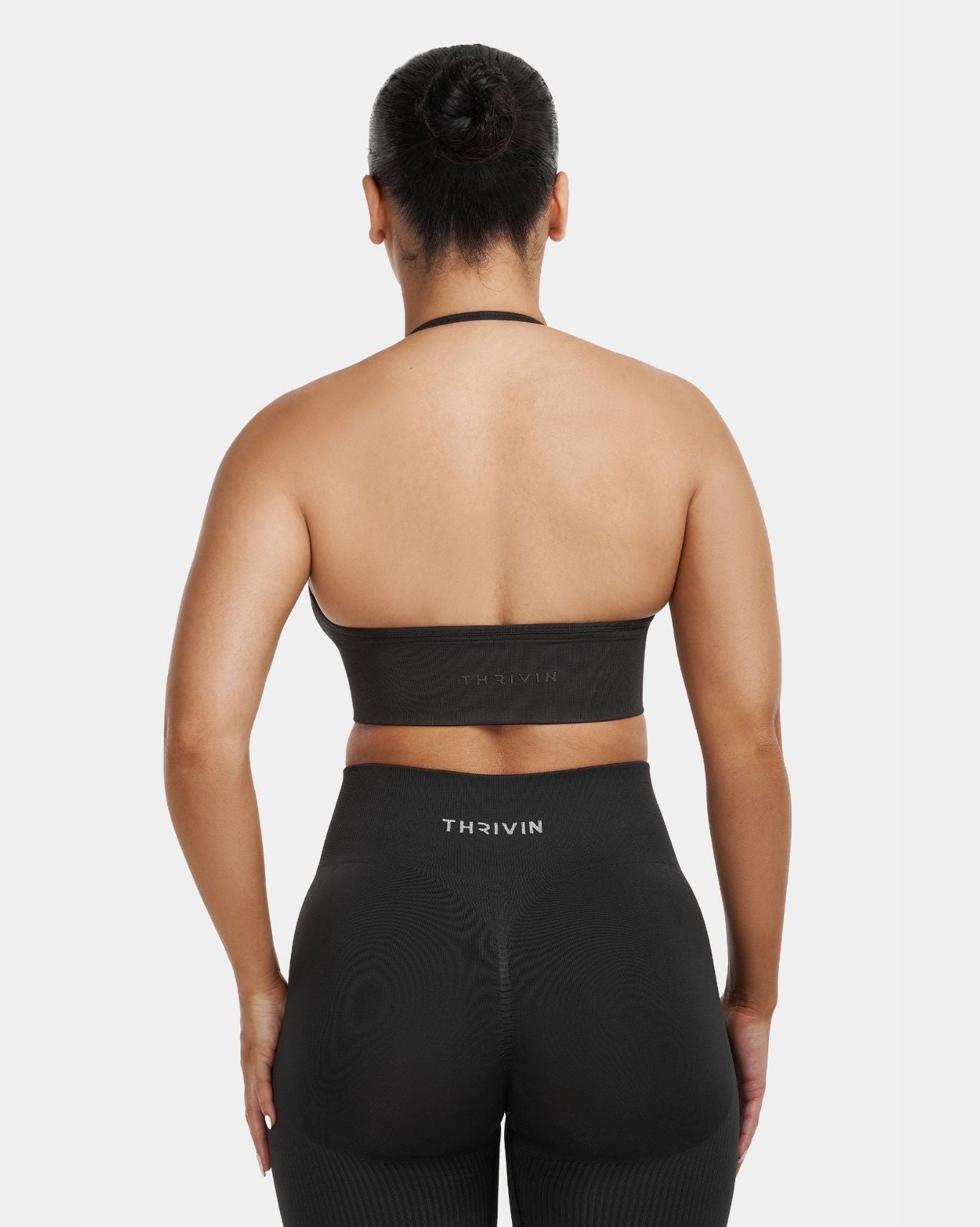 Multi-Way Sculpt Seamless Top | Charcoal Grey