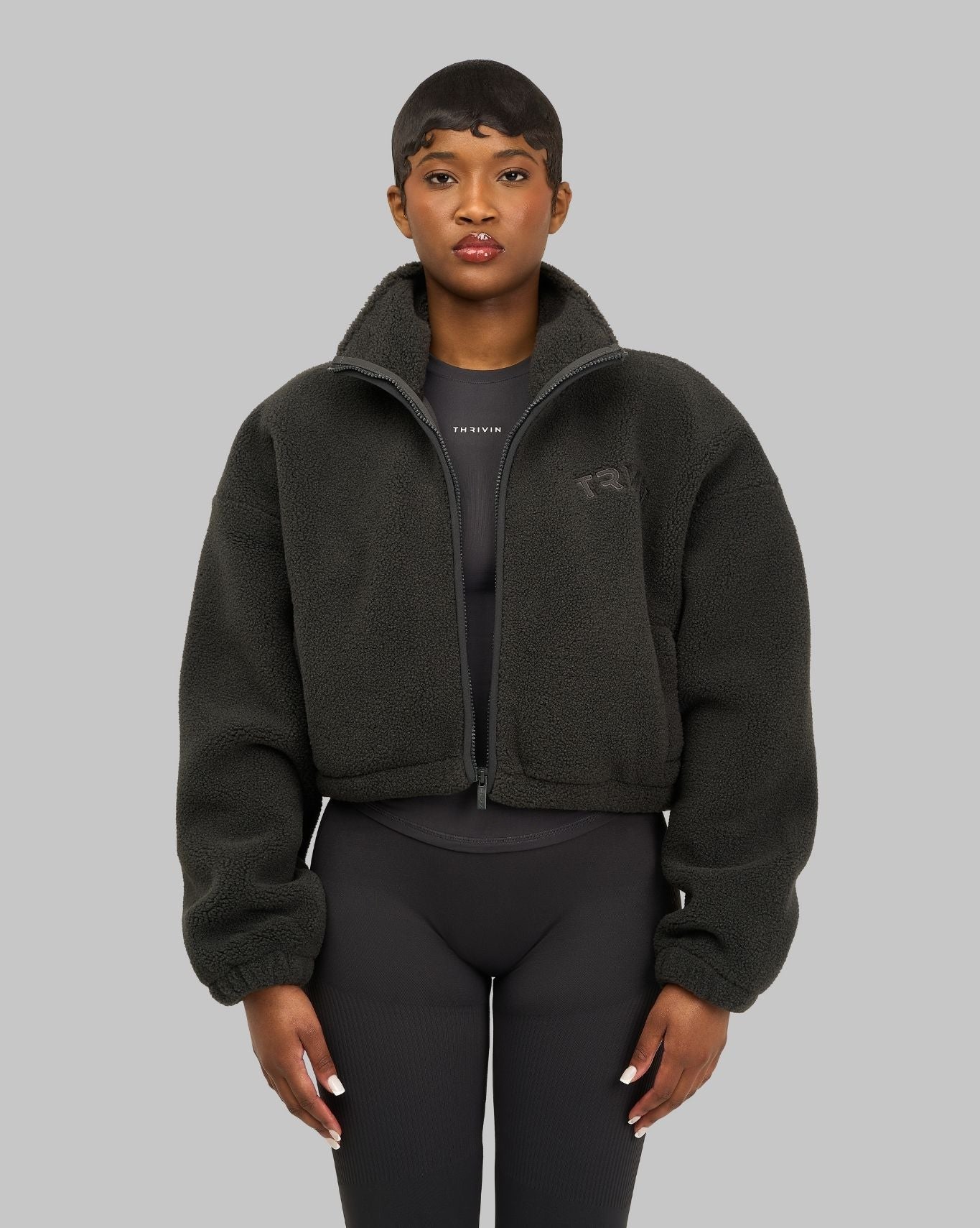 Rachel is 165cm and wears a size S.