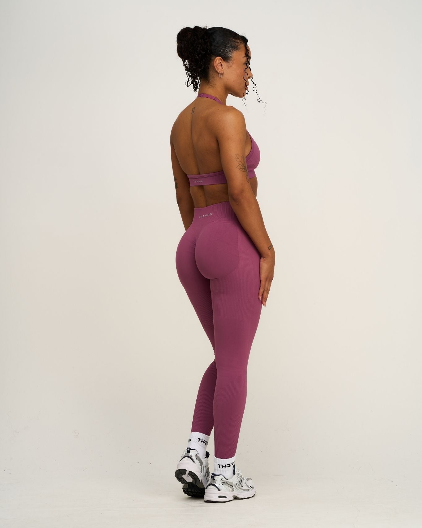 Elevate™ Sculpting Mid Waist Scrunch Leggings | Orchid Mauve
