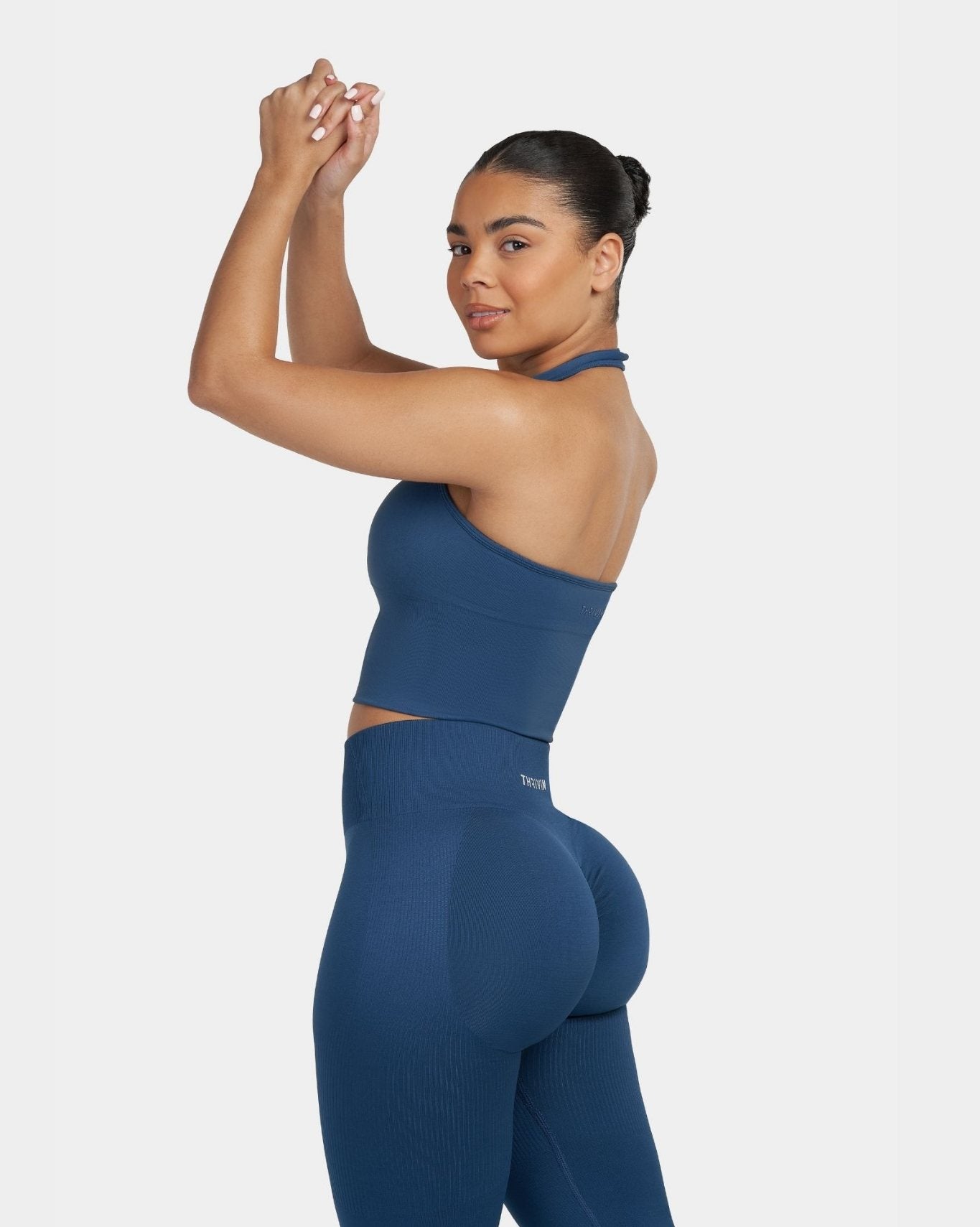 Sculpting Shapewear Top Halterneck | Deep Sea