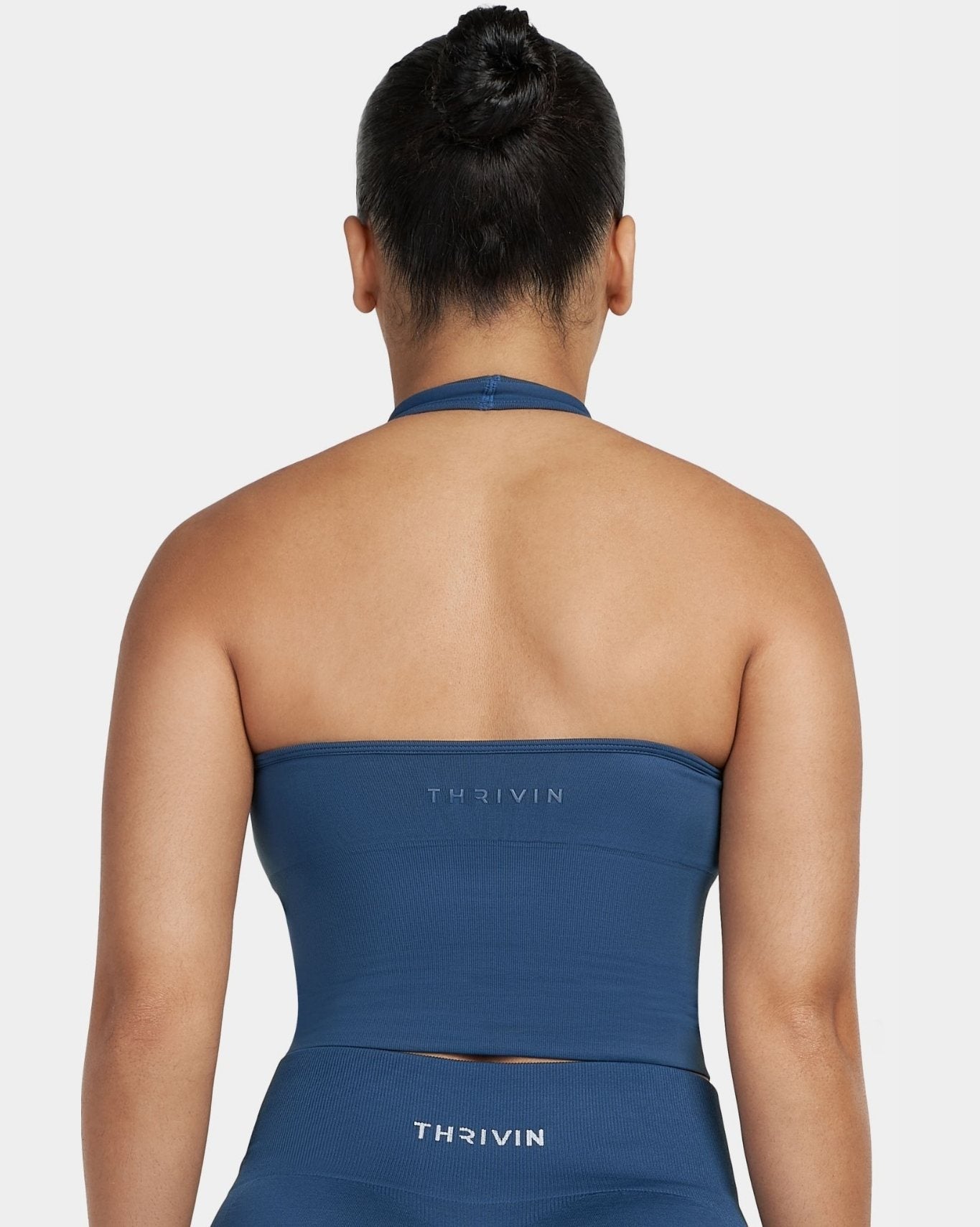Sculpting Shapewear Top Halterneck | Deep Sea