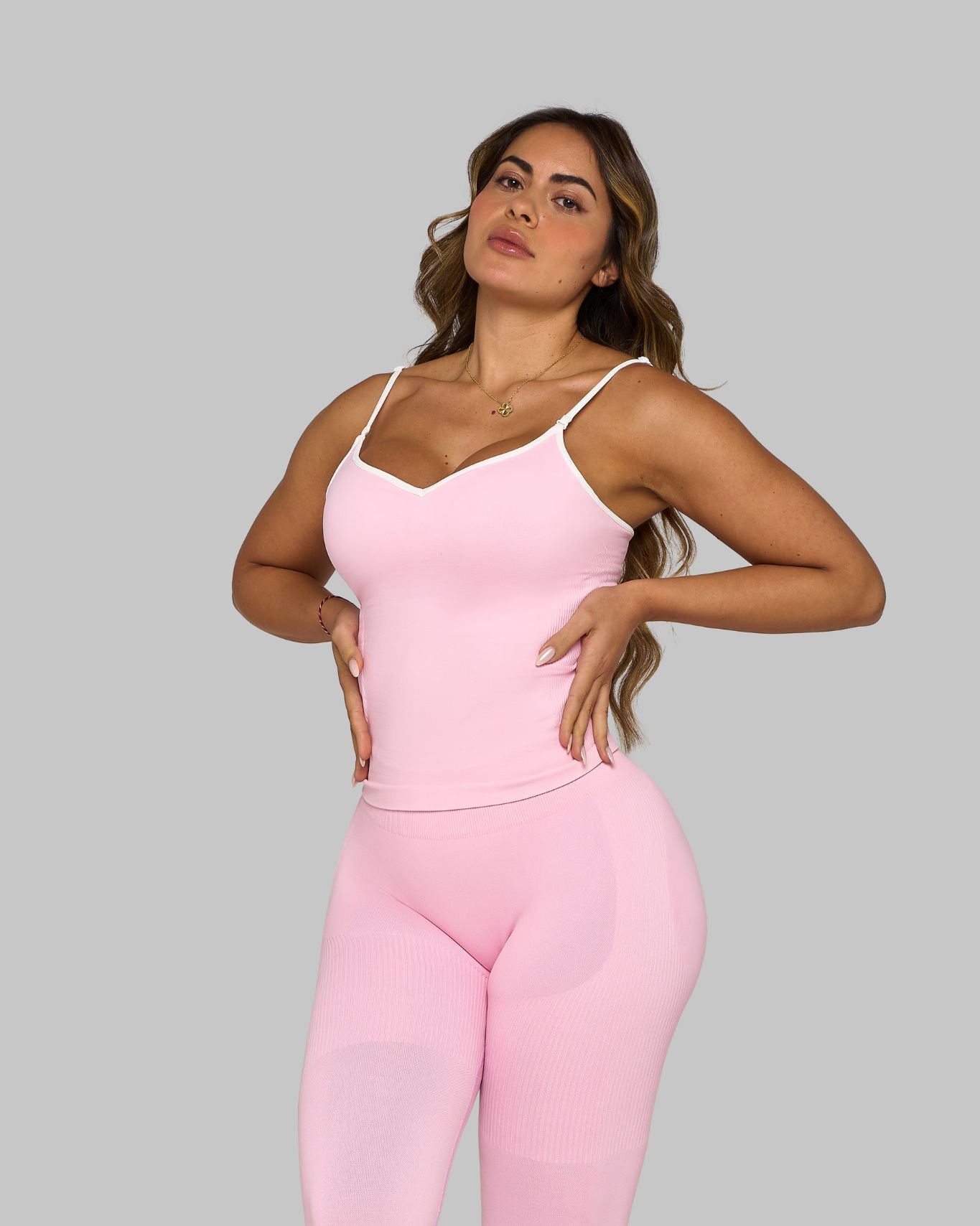 Chiara Sweetheart Tanktop | Candy Pink