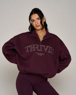Original Halfzipper Sweater | Winter Plum