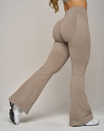 Chiara V Flared Leggings | Latte