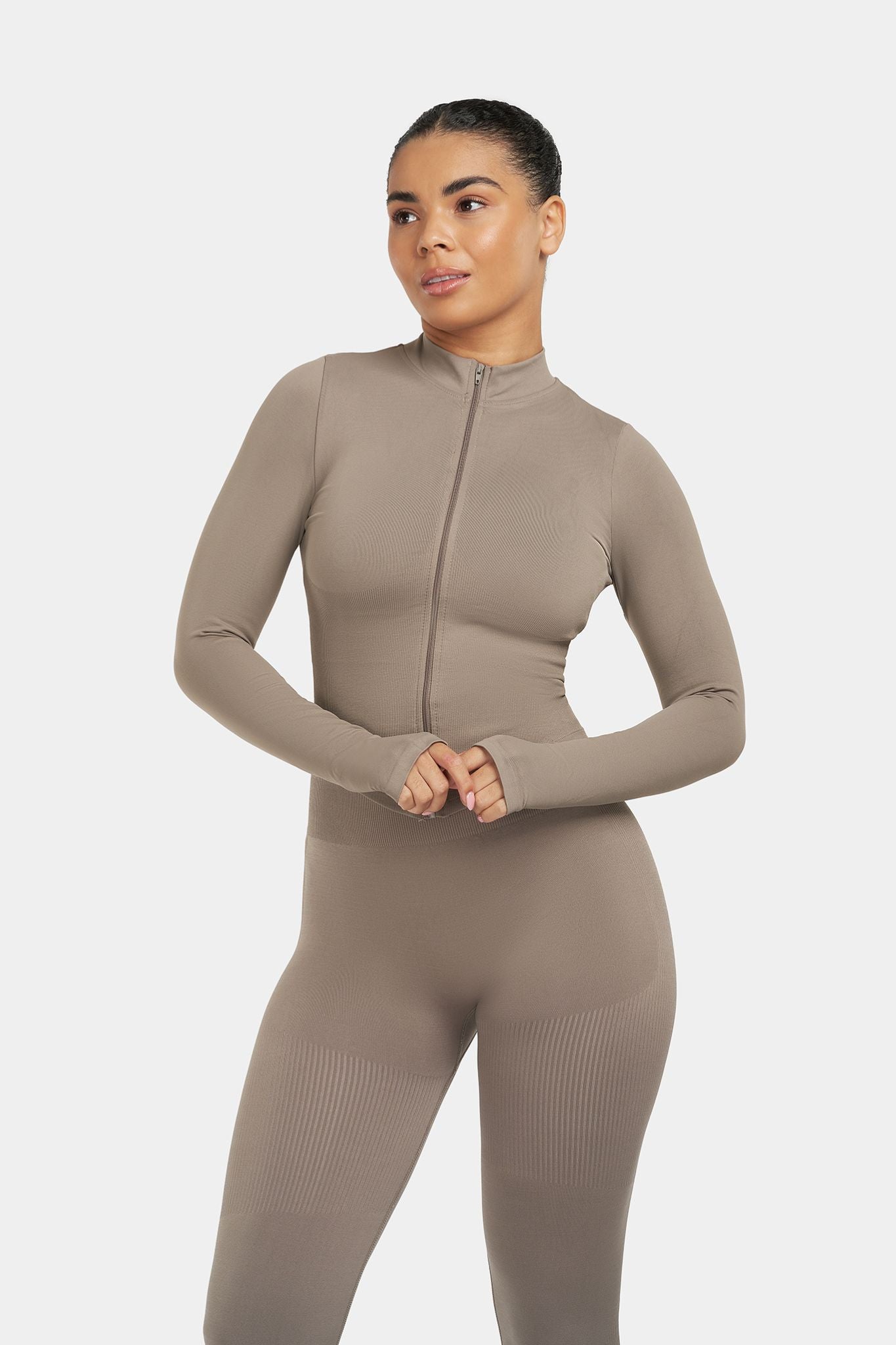 Arise - Seamless Sculpt Ribbed Contour Leggings - Zwart